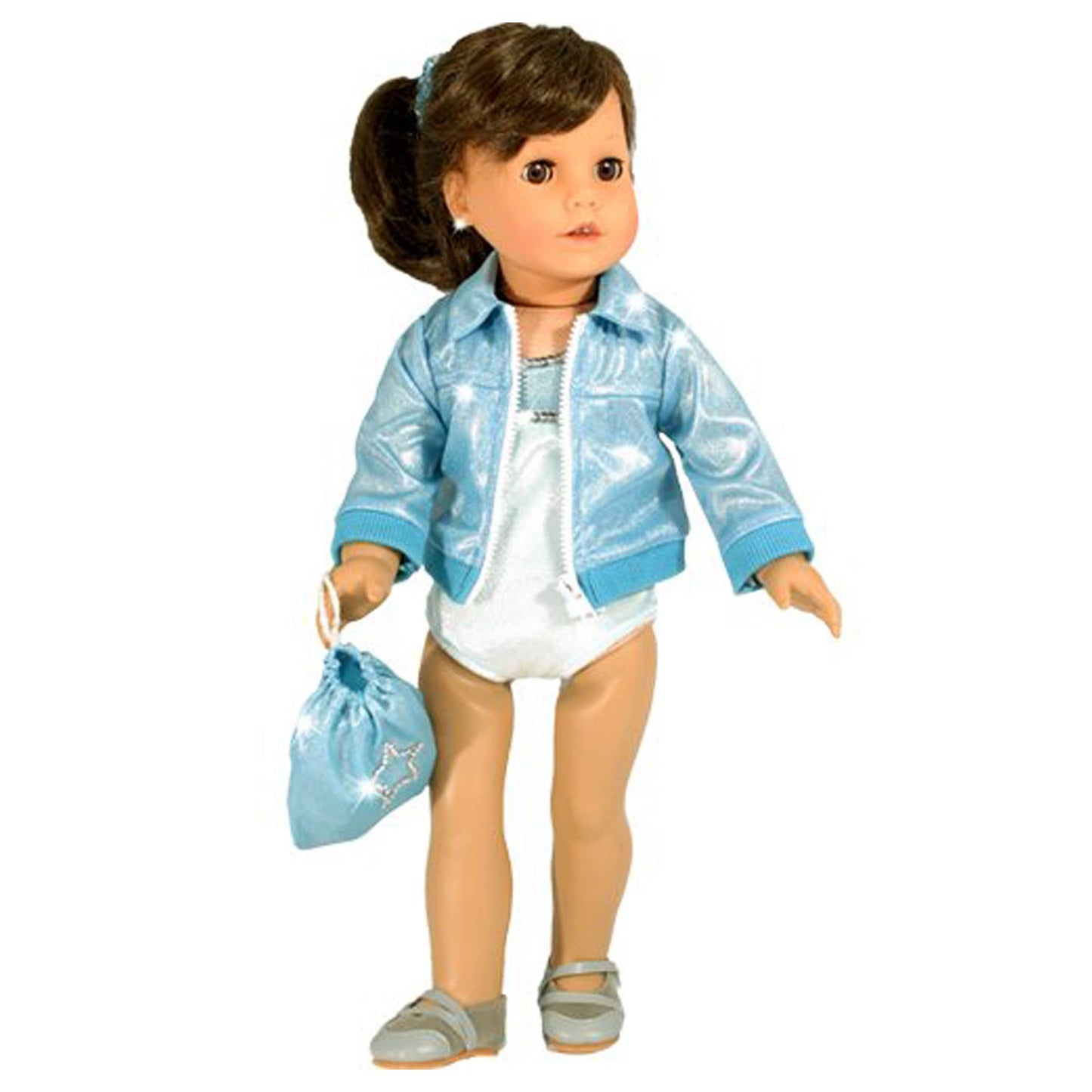 Sophia'S - 18'' Doll - Gymnastics Leotard & Nylon Jacket - Pink