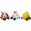 Orange Tree Toys New York Vehicles | Hand Painted Colorful Wooden Toy for Toddlers Age 12m+, Sustainably Made, Set of 3