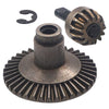 Vgoohobby Metal Differential Main Bevel Gear Set 38T 13T Hop Up Parts Compatible with Axial SCX10 1/10 RC Crawler Car