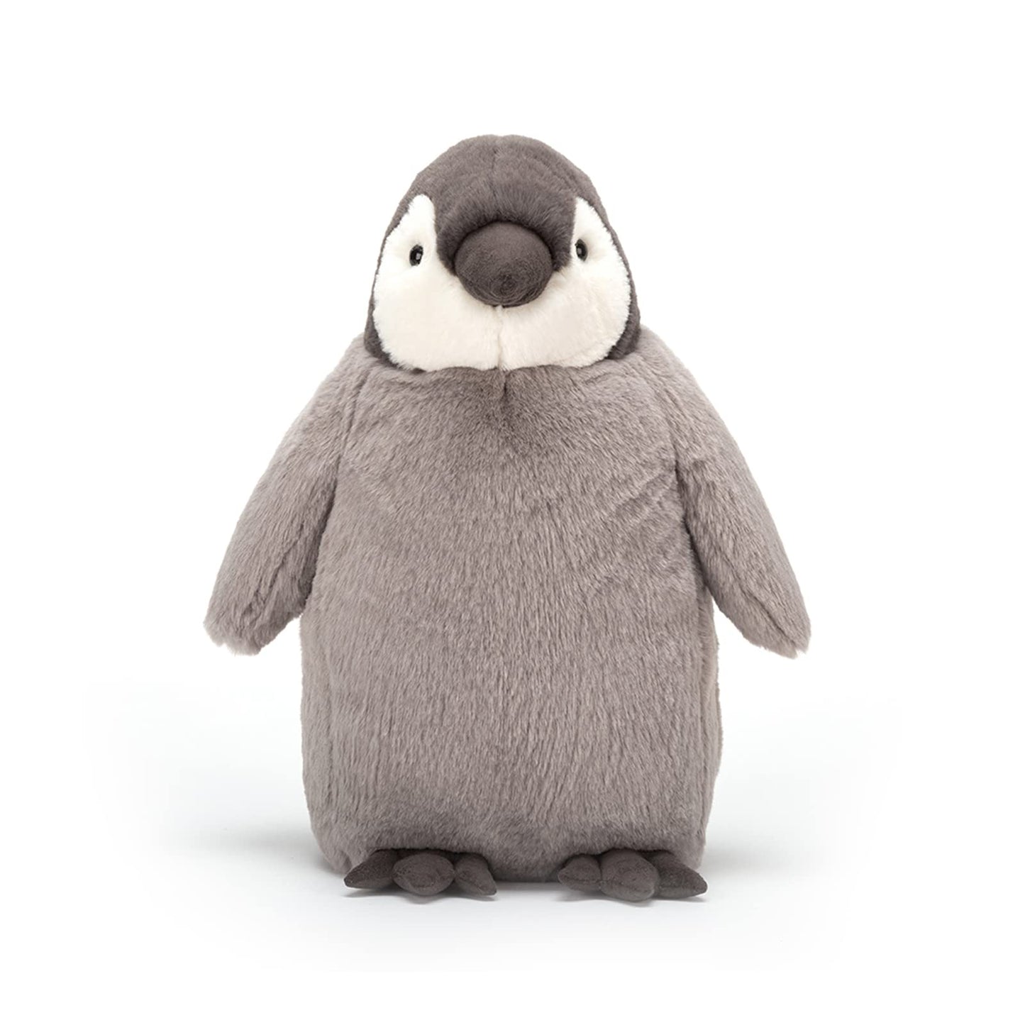 Jellycat Percy Penguin Stuffed Animal, Grey Plush Toy, Medium 9.5 inches - Perfect Classic Gift for Kids