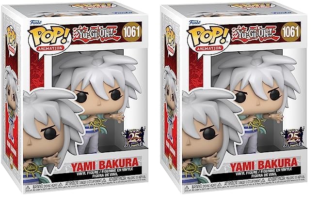 Funko POP Pop! Animation: Yu-Gi-Oh - Yami Bakura (Pack of 2) - Multicolor Vinyl Figures - 4.25-Inch Tall - For Teens - Includes