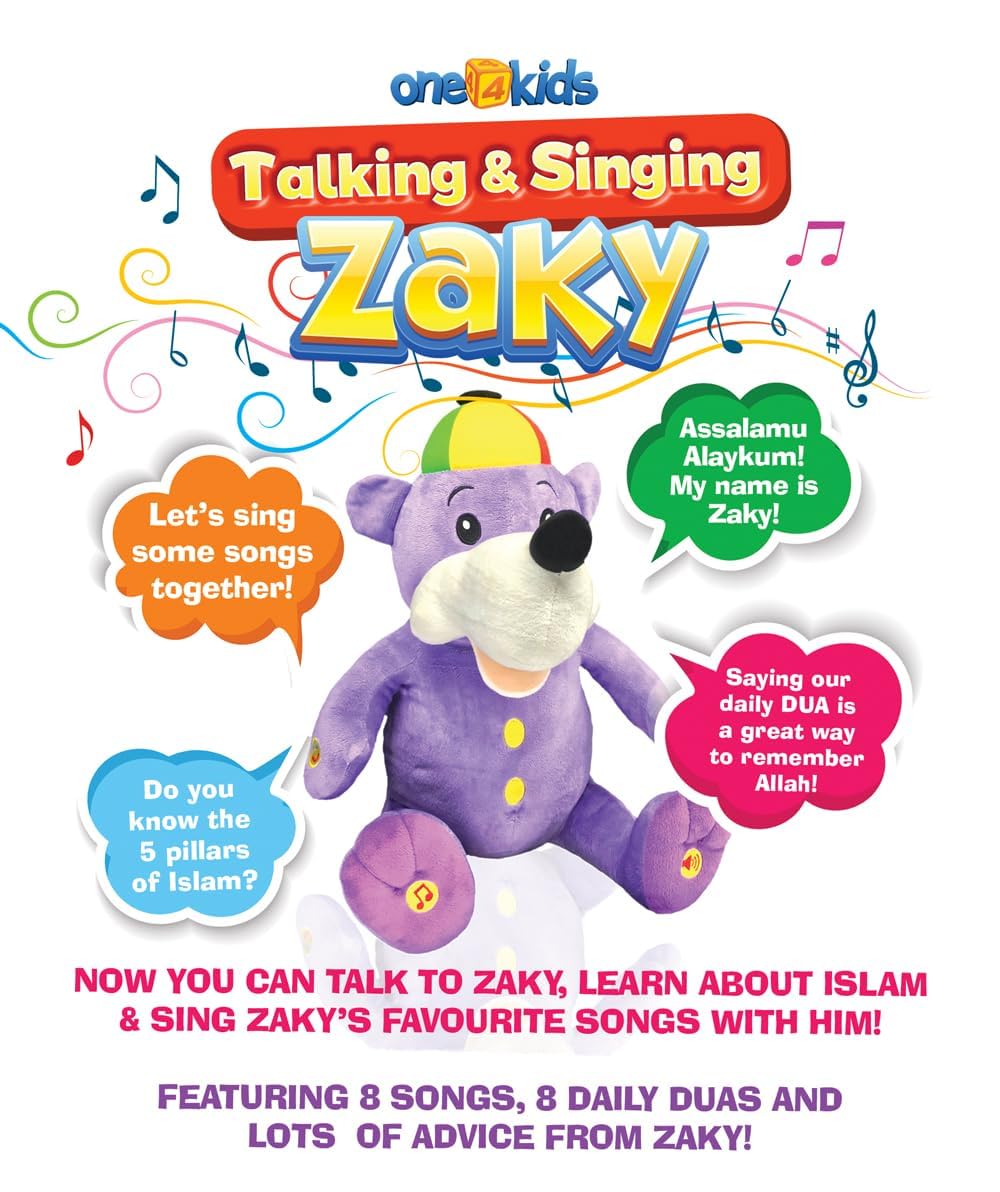 Generic Talking & Singing Zaky Toy, Purple