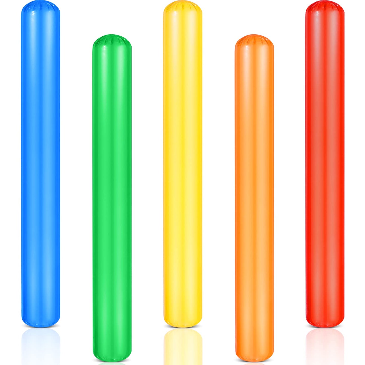 Pool Inflatable Sticks 41.3 Inch Pool Noodles Pvc Swimming Noodles Colorful Inflatable Pool Noodle Adults Float Water Noodles Ou