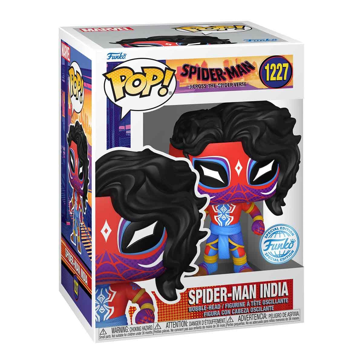 Funko Pop Spider-Man India #1227 - Vinyl Collectible Figure - Red and Black Exclusive
