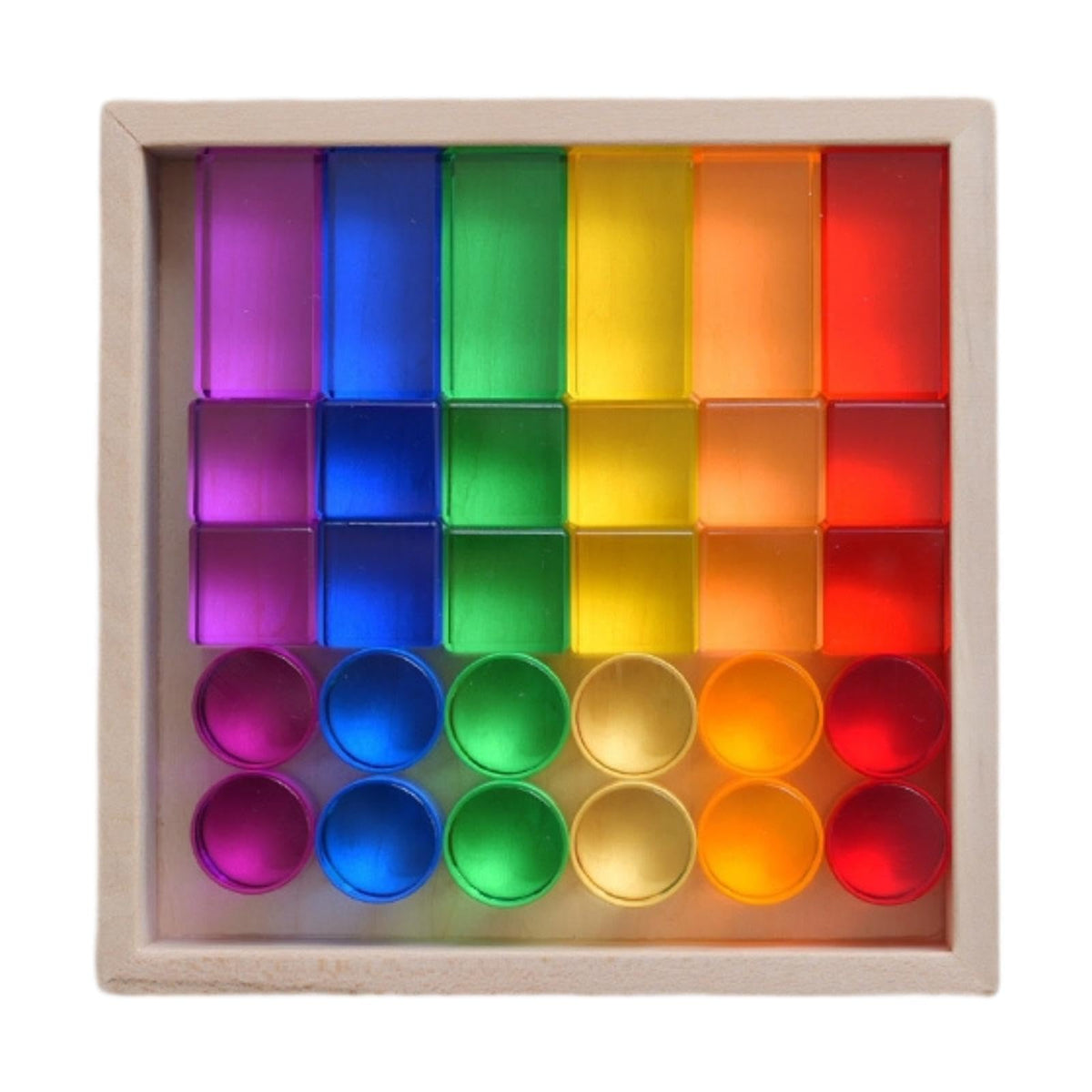 Merishopp Rainbow Building Blocks Set Smooth Stacking Toy For Children Boys Girls Kids | Other Games | Games | Toys & Hobbies