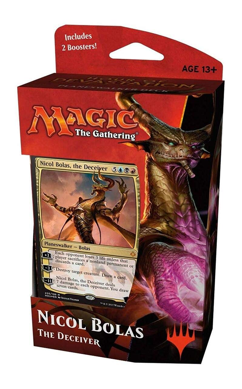 Wizards of the Coast Magic NA The Gathering Planeswalker Deck - Nicol Bolas, Red, Cardstock, Model SG_B073K2F7B4_US