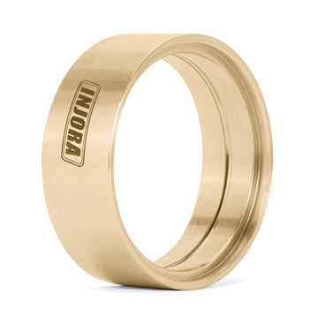 INJORA Brass Inner Beadlock Rings - 27g/pc 1.3'' Wheel Weights Fit for 1/24 1/18 RC Crawler Upgrade