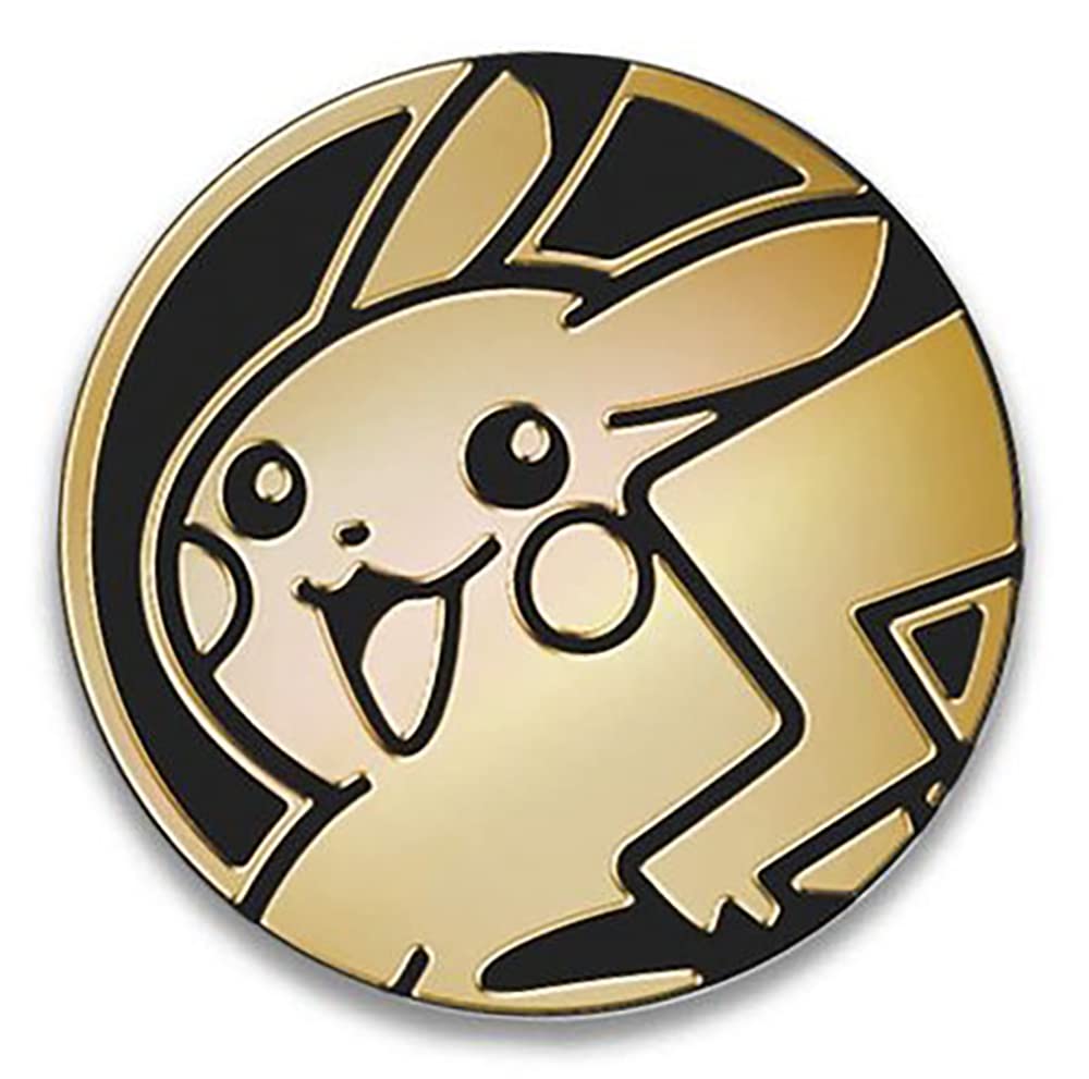 Pikachu Coin From The Pokemon Trading Card Game (Large Size) - Gold