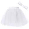 Dgshirldjo 7 Layers Girls Tutu Skirt, Tulle Princess Tutu Skirts For Toddler Girls 3-10 Years Birthday/Daily Wear/Costume (Us, A