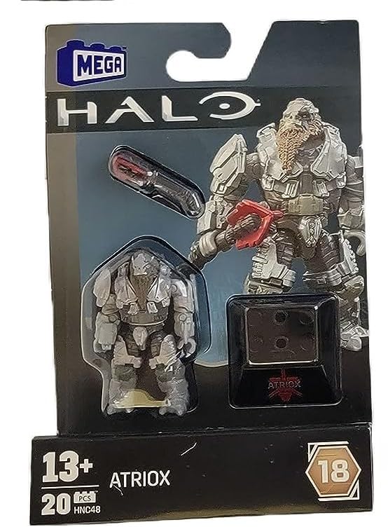 Mega Construx Halo Heroes Series 18 Complete Set Of 5 Buildable Action Figures From Dkw59-963H Release