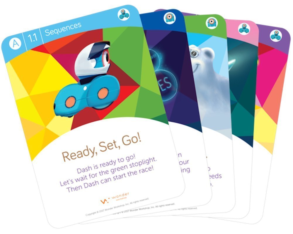 Wonder Workshop Dash & Dot Learn To Code Challenge Card Box Set