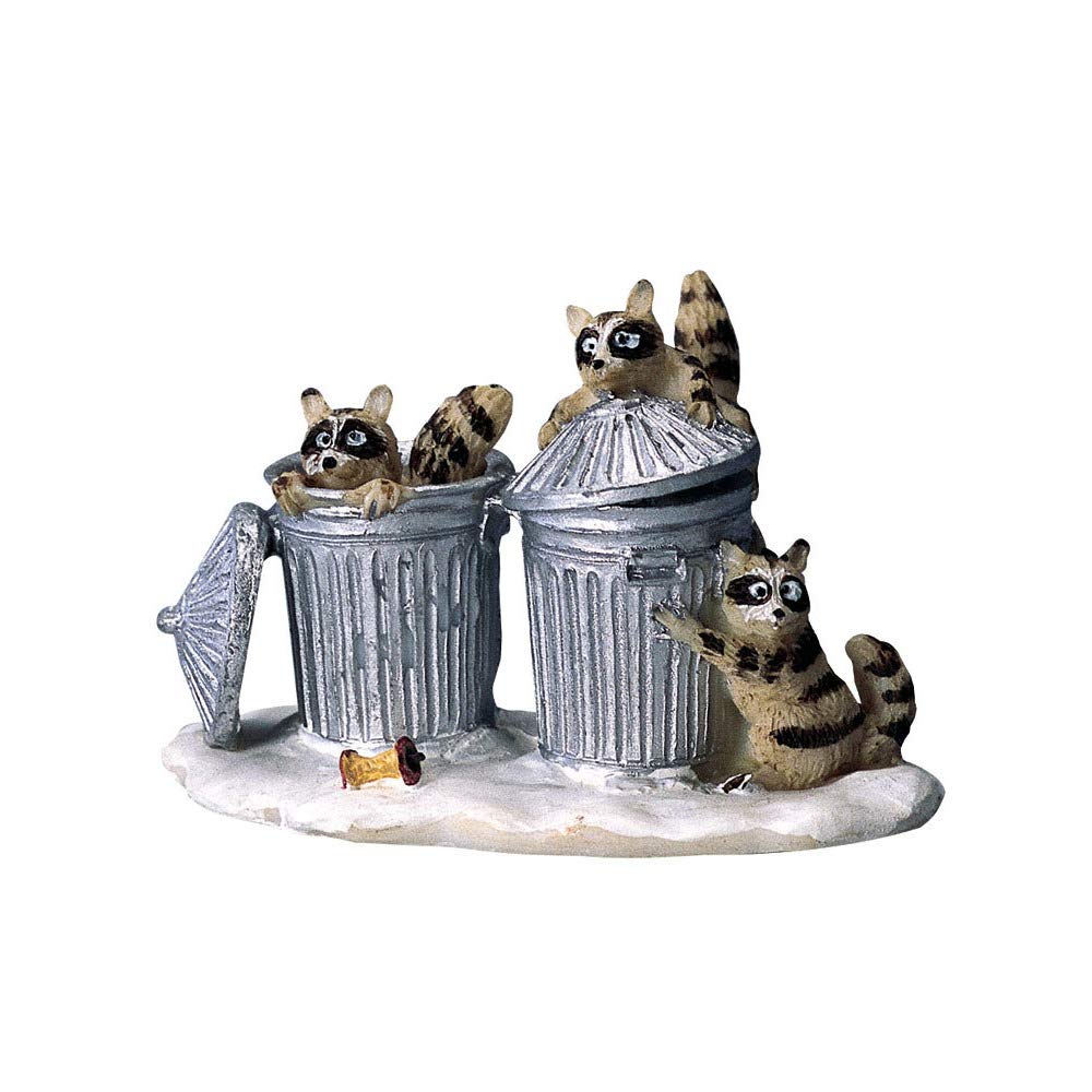 Lemax Village Collection Racoon Trash Bandits #42878