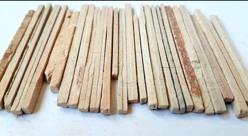 4OUR FAITH Red Slate Pencils, Natural Limestone Chalk, 30 Count, Off Red