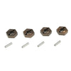 Losi Wheel Hex 4 with Pins Ten-SCTE LOSB3495 Elec Car/Truck Replacement Parts