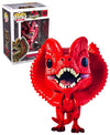 Funko Pop Movies: Jurassic Park - Red Dilophosaurus Collectible Figure, Multicolor