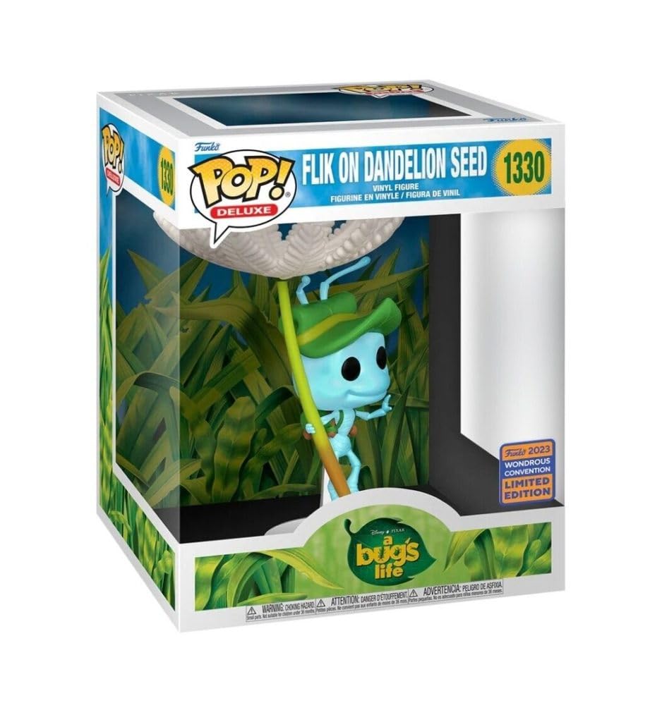 Funko Pop Movies: Wondercon 2023 A Bug'S Life Flik On Dandelion Seed