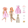 Doll Clothes Set, Doll Dress for RolePlay Activities, Creative Fashion Combinations for Storytelling Games, Complete Outfit wit