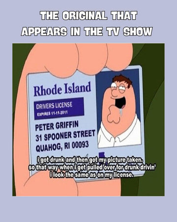 Pack of 3 Peter Griffin Driver License ID/Funny Plastic License/Family Guy Fans Complement for Costumes/Double Sided | Collectib
