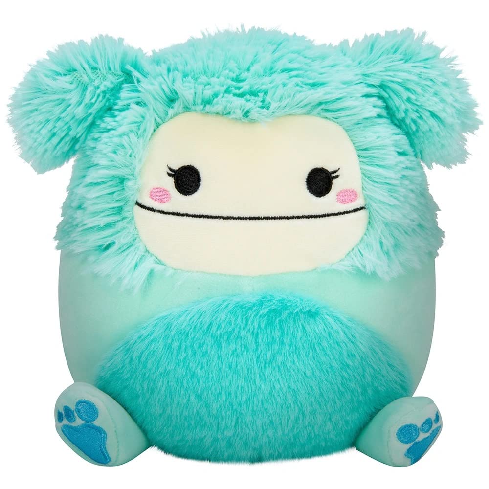 Squishmallows 8" Joelle Bigfoot Fuzzy Belly Plush Toy - Soft Polyester Stuffed Animal