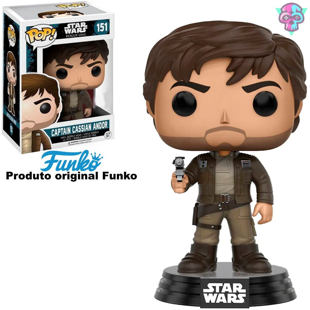 Funko Pop! 10451 'Star Wars Rogue One Captain Cassian Andor Bobble Toy