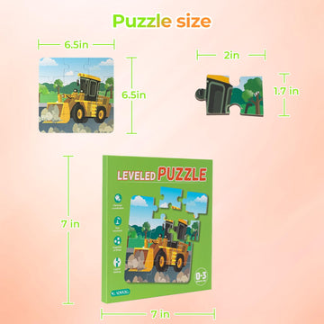 Nattork Magnetic Puzzle Book For Toddlers 3-6 Girls Boys,Travel Puzzles Game For Kids Ages 3-6,Learning Magnet With Fun For 3 4 5 6 Years Old Children Boys Girls Transportation