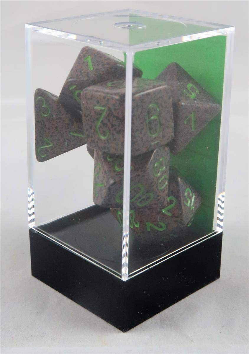 Chessex Dice Polyhedral 7-Die Set - Speckled Earth