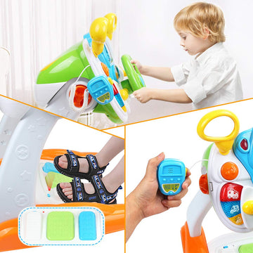 Amosting Pretend And Play Ride On Toys For Toddler Boys Girls Learning & Educational Baby Driver Toy Cars For Preschool Kids