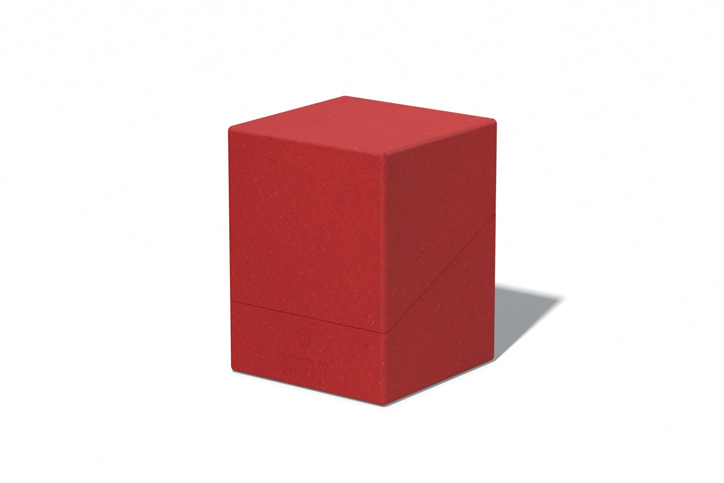 Ultimate Guard RTE Boulder 100+, Deck Case for 100 Double-Sleeved TCG Cards, Red, 97% Renewable, Made in Germany, Secure & Durab