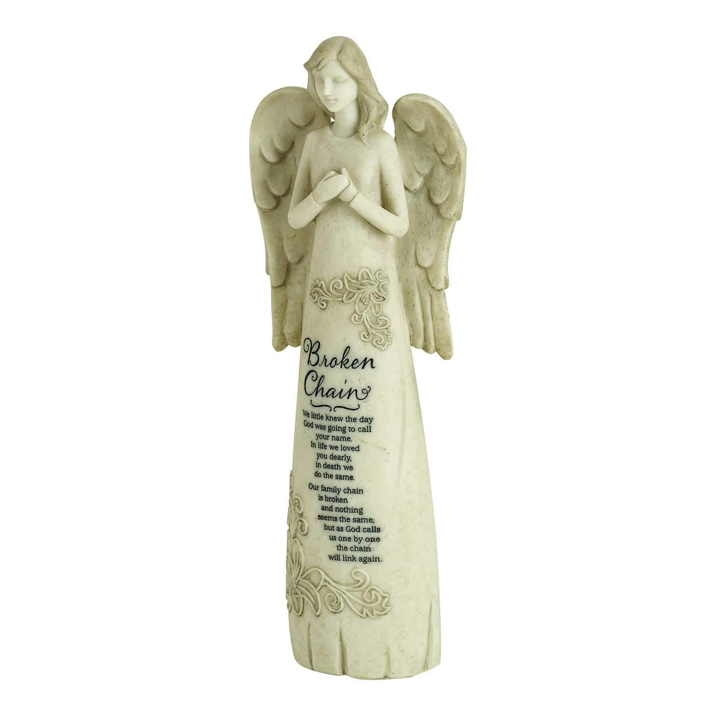 Dicksons Angr-330 10 In Angel Broken Chain Resin Figurine