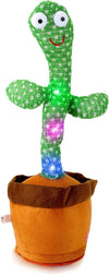 Oeofuzep Usb Charging Singing Talking Cactus Baby Toy With 120 English Songs, Singing Mimicking Talking Cactus Toy Mimics Back,