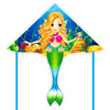 Mint'S Colorful Life Mermaid Kite, Large, Polyester, Multi Color, Fiberglass Frame, Easy To Fly For Kids & Adults