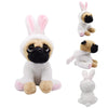 Baboli Cuddly Pug Stuffed Animals Soft Toys With Adorable Bunny Costumes Super Cute Puppy Dog Plush Animal For Easter Basket And