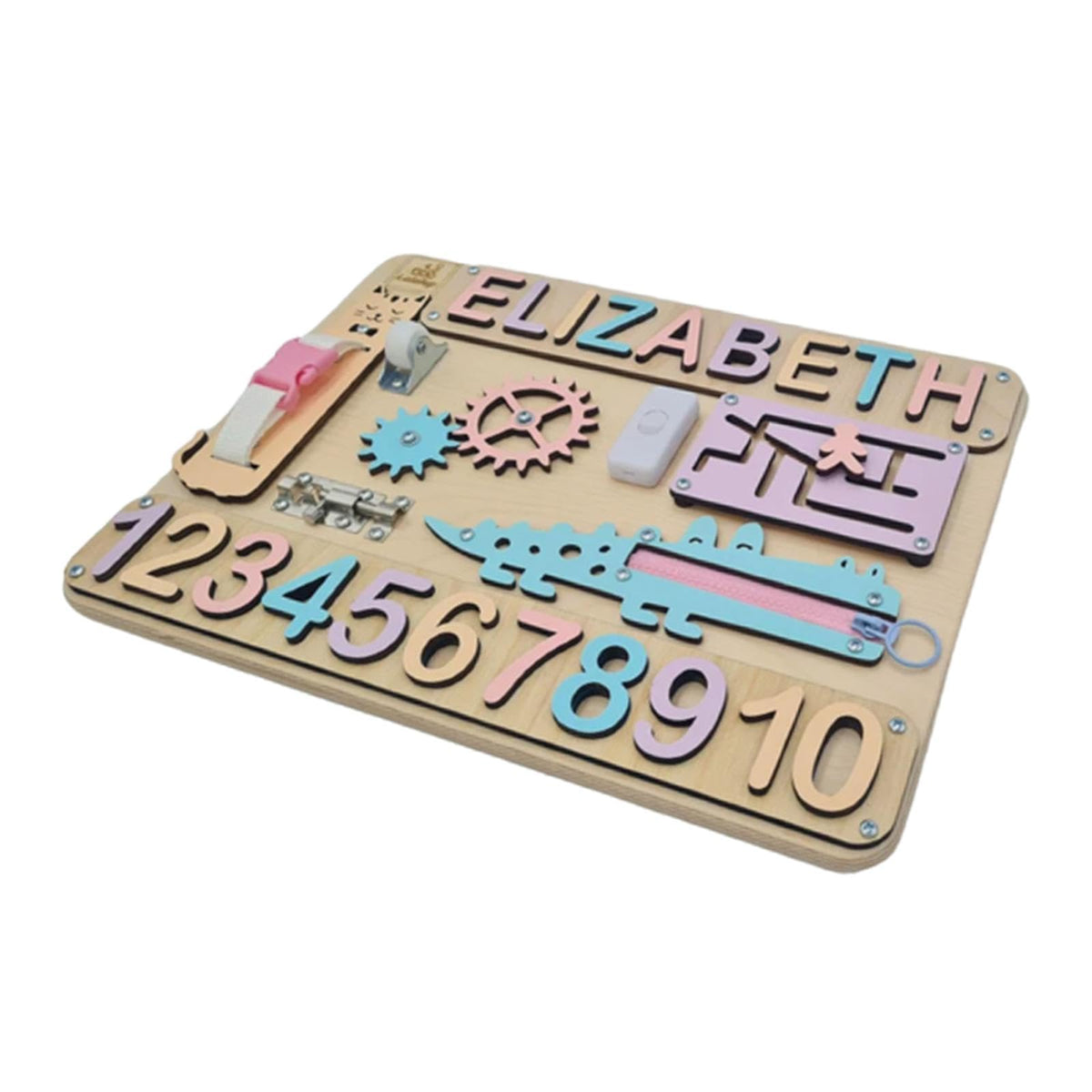 ILSMYSUTRA Children Busy Board Montessori Toys Trips Toy for Ages 24 Kids Child Infant