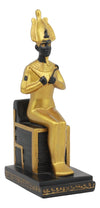 Ebros Classical Egyptian Gods And Goddesses Seated On Throne Statue Gods Of Egypt Ruler Of Mankind Decorative Figurine (Osiris God Of The Afterlife)
