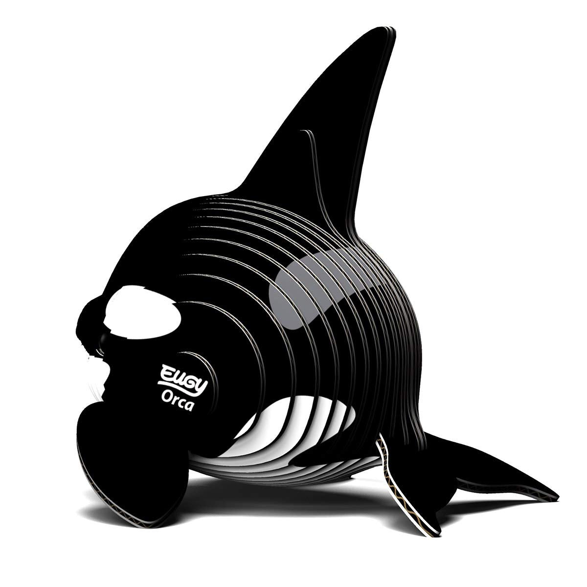 Eugy Orca Killer Whale 3D Puzzle, 25 Piece Eco-Friendly Educational Toy Puzzles For Boys, Girls & Kids Ages 6+