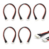 elechawk JST-XH 4S Balance Plug Extension Lead Wire 200mm 5 PCS for LiPo Battery Balance Charging 22AWG Silicone