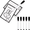 50 Pieces Reusable Dry Erase Mtg Tokens With Marker Double-Sided Mtg Proxy Cards For Magic The Gathering Diy Blank Card Games Accessories
