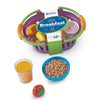 Learning Resources New Sprouts Breakfast Foods Basket - 16 Pieces, Ages 18+ Months Pretend Play Food For Toddlers, Toddler Kitch