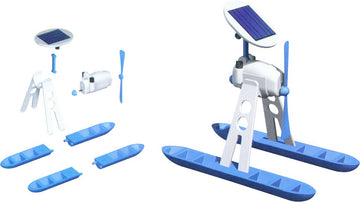 Edu-Toys 6-In-1 Solar Kit| Build 6 Solar Powered Models | No Batteries | Sun Powered