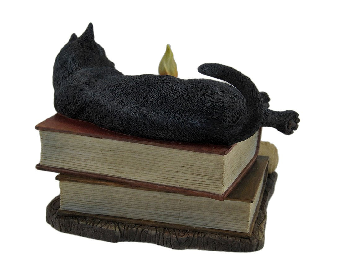Veronese Design The Witching Hour Black Cat Sculpture