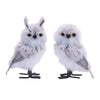 Melrose Fluffy Winter Owl Christmas Shelf Sitter Figurines - 8.75' - Set Of 6
