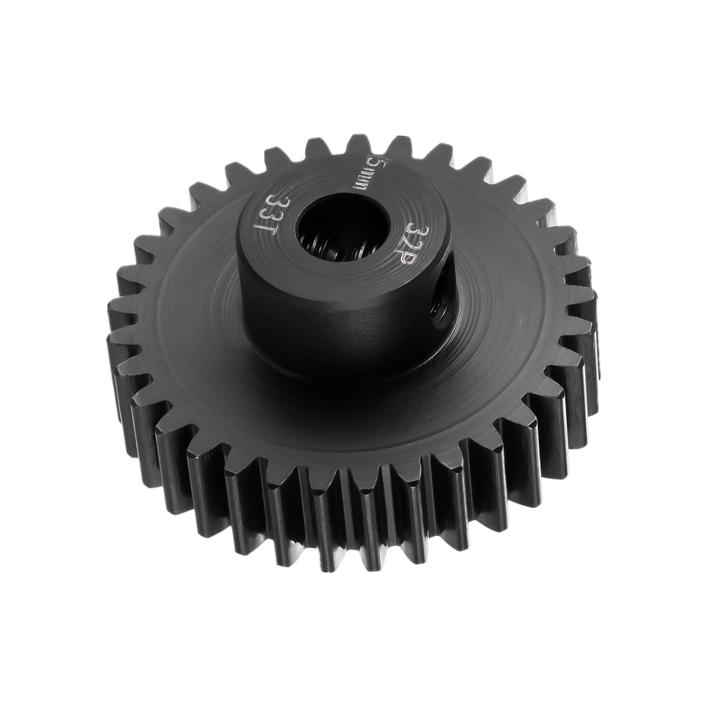 Brkrc Steel 32P 5Mm Pinion Gear 25T 26T 28T 29T 30T 31T 32T 33T 34T 35T 36T 37T 38T Motor Gears For 1/10 1/8 Rc Car Parts (33T)