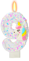 FAMGift Cake Decorations- Number 9 Candle, Birthday Candles for Cake, Birthday Party Supplies, Birthday Cake Topper, Cartoon The