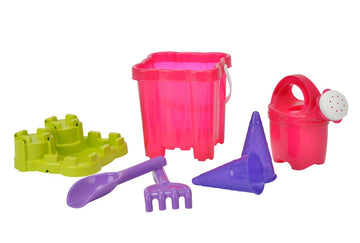 Siva Toys 225167 Siva ''Sandeimerset Castle Glitter 7 Pcs. '', Multi Colour