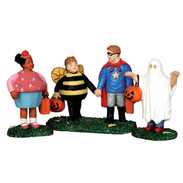 Lemax Spooky Town New Trick Or Treaters Set Of 3 # 52304