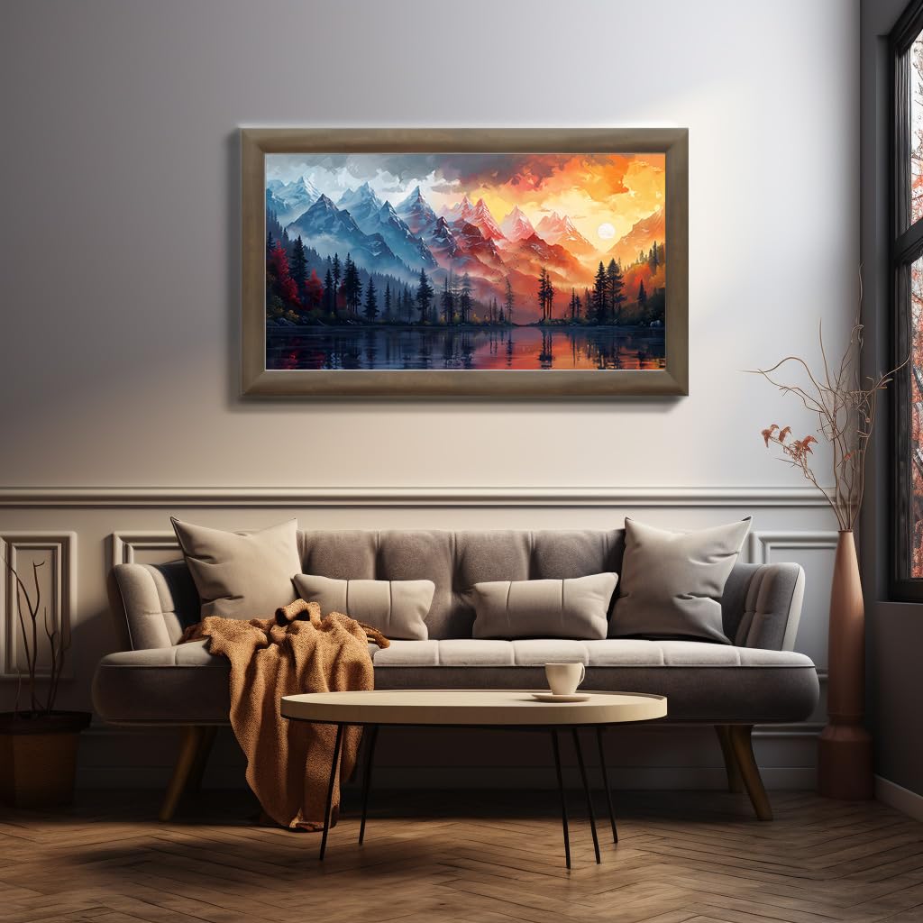 Feimeize Wooden Jigsaw Puzzles For Adults 1000 Piece Puzzle For Adults 1000 Pieces - Forest Of Ice And Fire