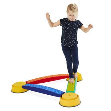 Gonge Tactile Planks - Element In The Gonge Build N' Balance System Balance Course Tactile And Sensory Surface Set Of 3