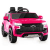 Honey Joy Ride On Truck, 12V Licensed Chevrolet Tahoe, Chevy Electric Vehicle For Kids, Soft Start, Music, Lights, Battery Powered Ride On Car Toy With Remote Control, Gift For Boys Girls (Pink)