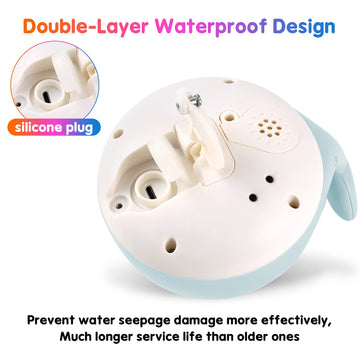 2024 Upgraded Baby Bath Toys, Light Up Bath Toys For Kids 1-3 Babies 6-12 12-18 Months, Whale Sprinkler Spray Water Pool Bathtub Toys Toddlers Infant, Baby Shower Newborn Gifts For Boys 1St Birthday