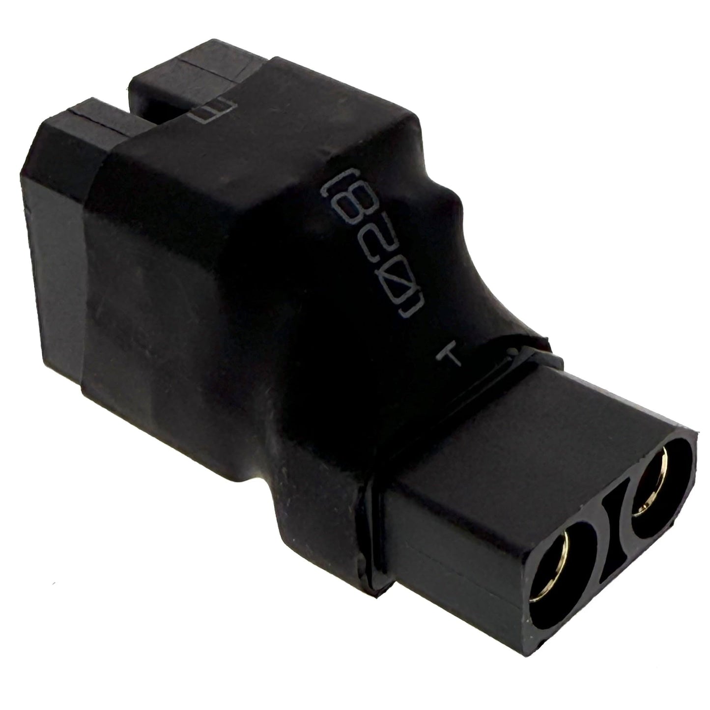 Backbayrc - Stealth Series: All Black No Wire Xt90 Serial Lipo Battery Adapter